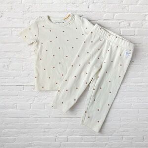 Mini Marker // Charming Kids Gender Neutral Cream Matching Set with Polka Dots